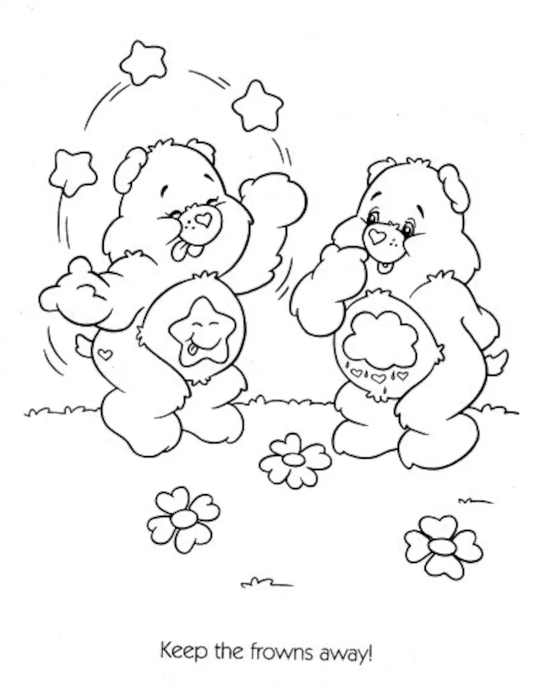 65 page Printable Care Bears Colouring Pages Etsy 65 page Printable Care Bears Colouring Pages Etsy