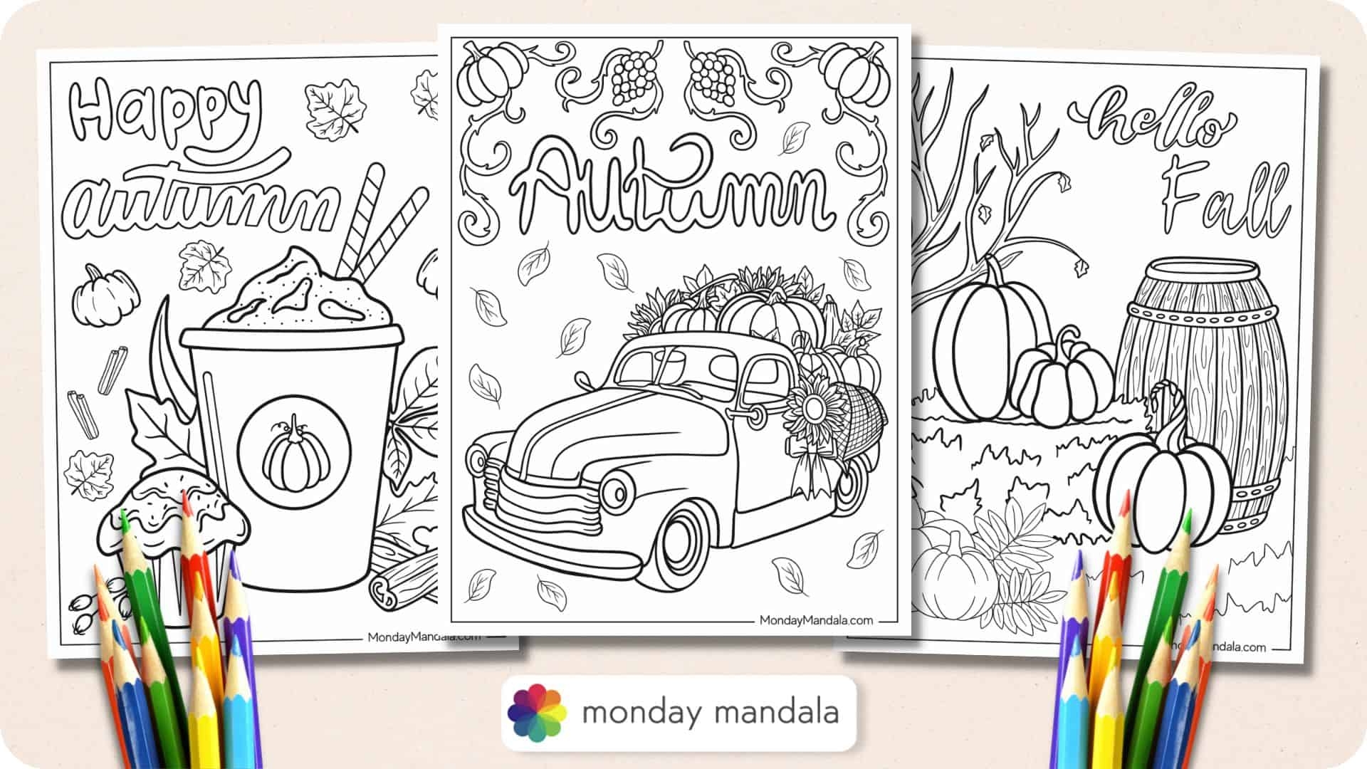 68 Autumn U0026 Fall Coloring Pages Free PDF Printables 68 Autumn U0026 Fall Coloring Pages Free PDF Printables