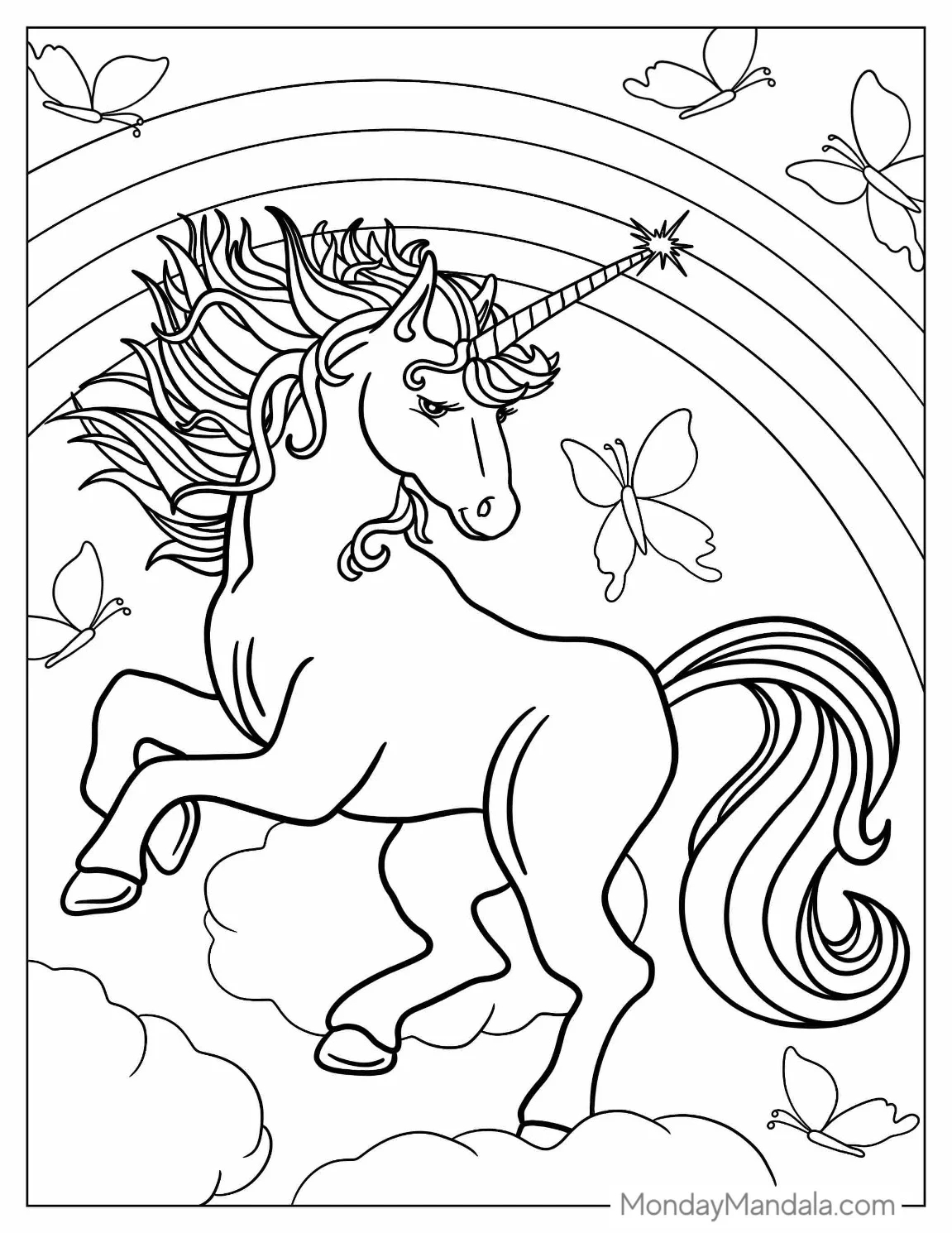 74 Unicorn Coloring Pages Free PDF Printables 74 Unicorn Coloring Pages Free PDF Printables