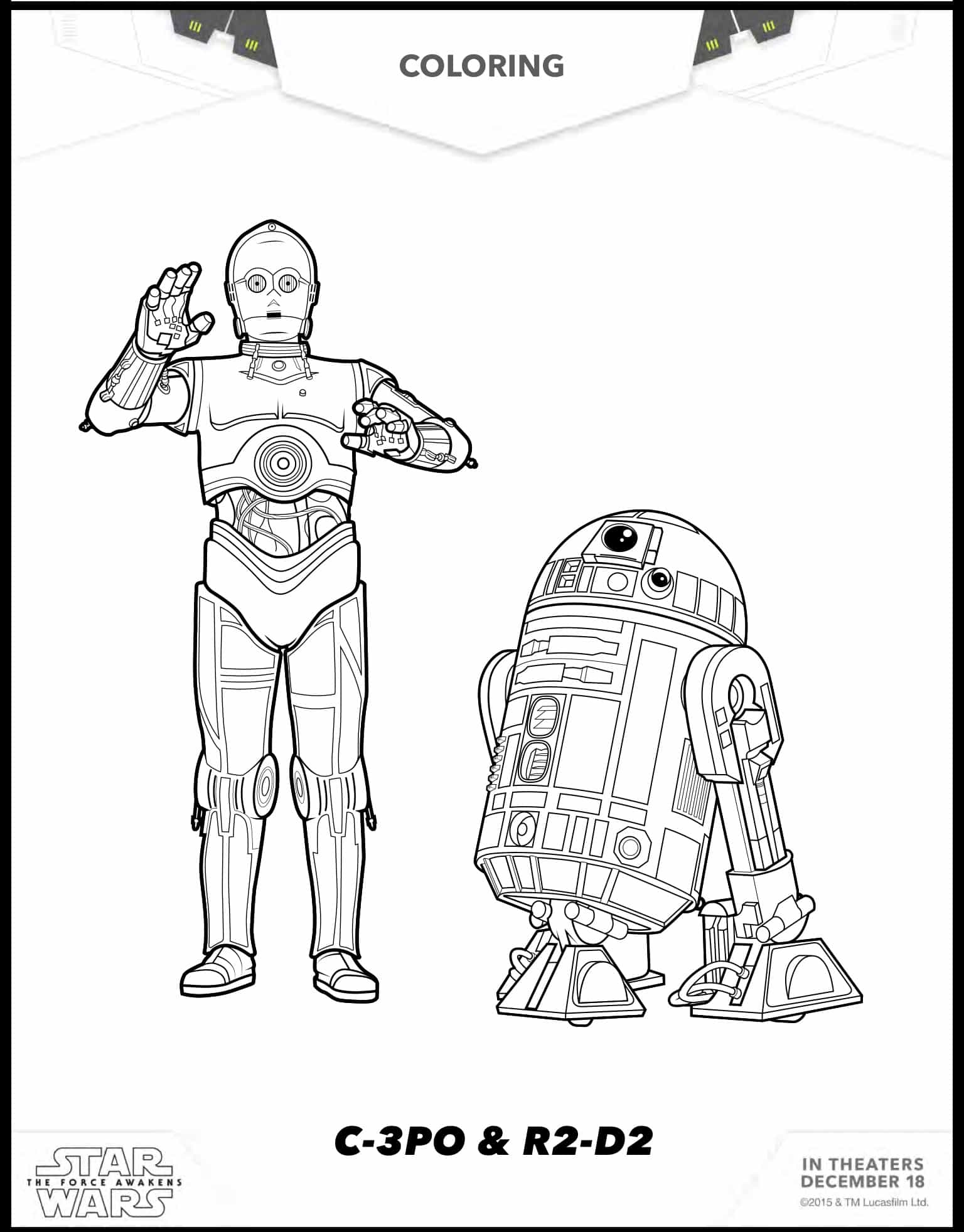 Free Printable Easy Star Wars Coloring Pages Free Printable Easy Star Wars Coloring Pages
