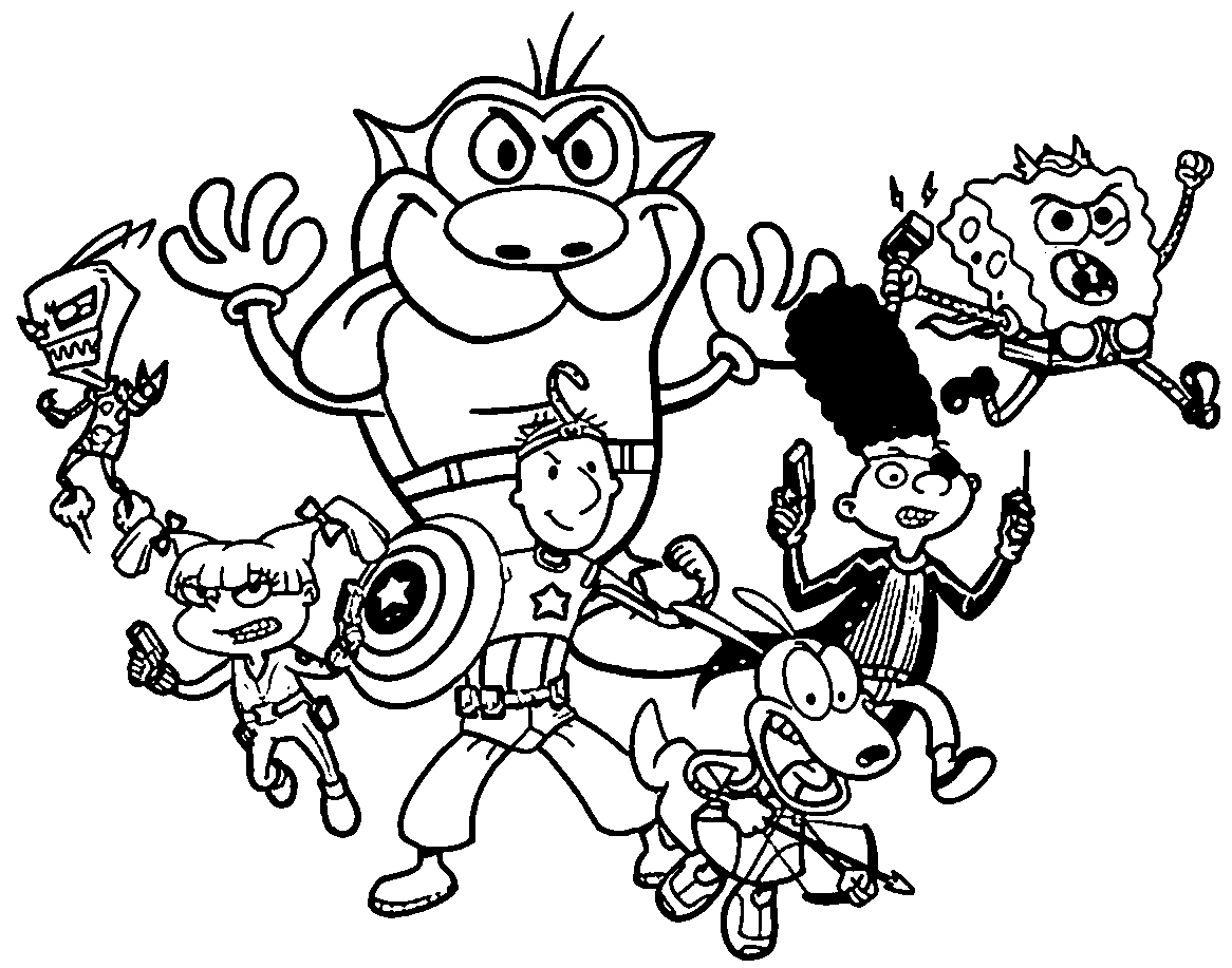  90s Coloring Pages Books 100 FREE And Printable 