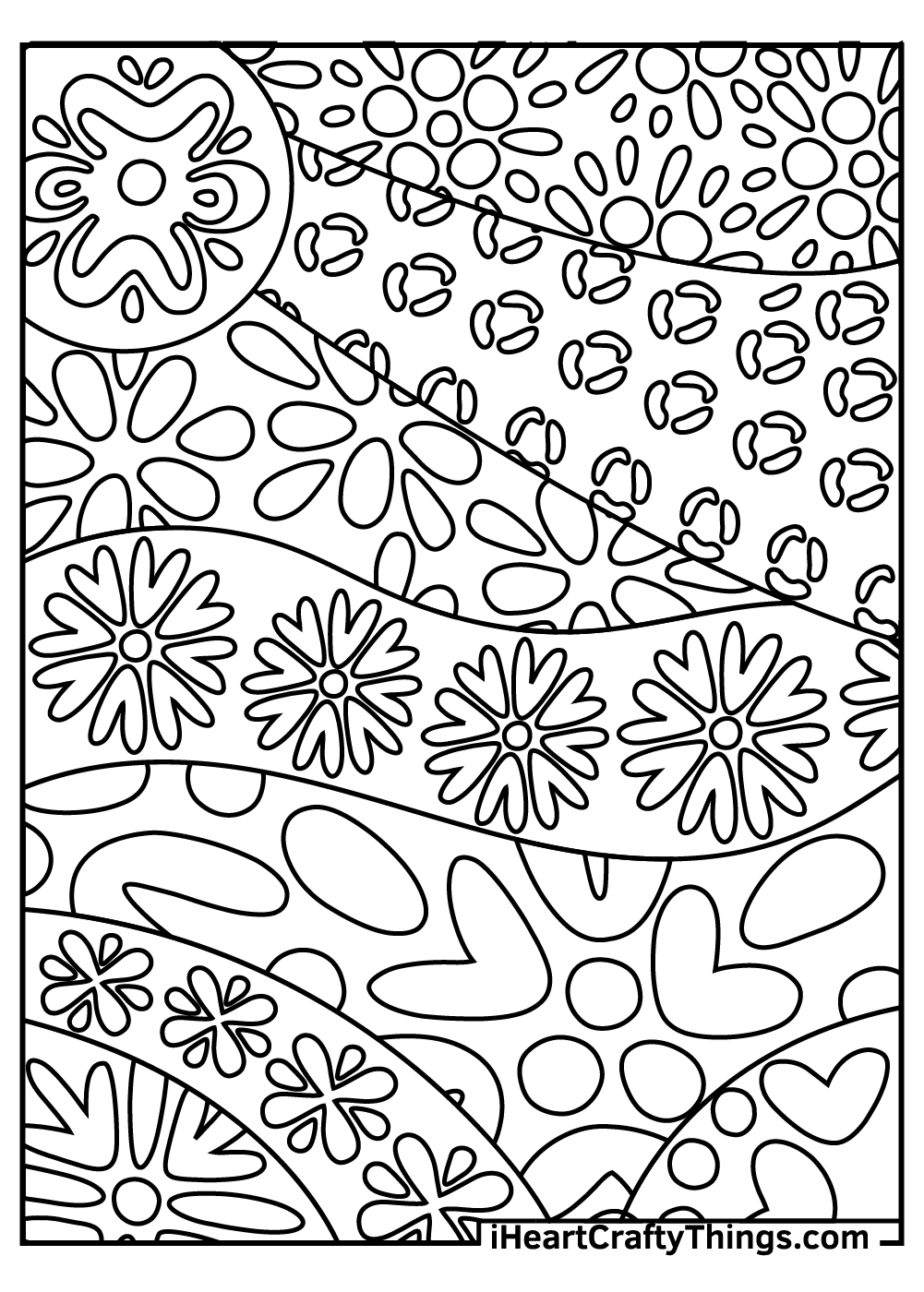 Abstract Coloring Pages 100 Free Printables Abstract Coloring Pages 100 Free Printables