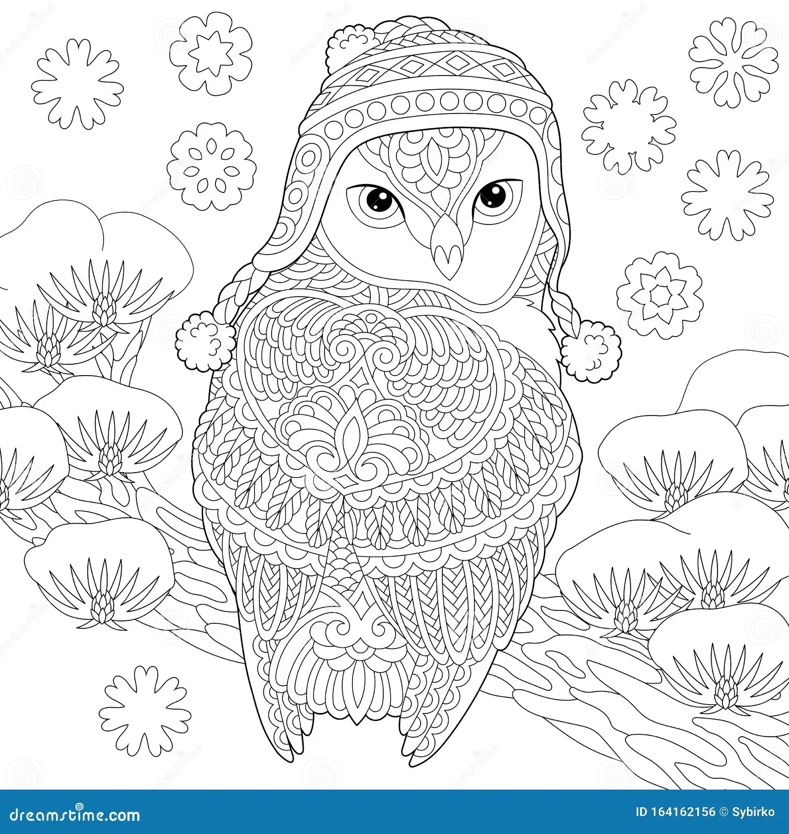 Adult Colouring Winter Stock Illustrations 889 Adult Colouring Winter Stock Illustrations Vectors Clipart Dreamstime