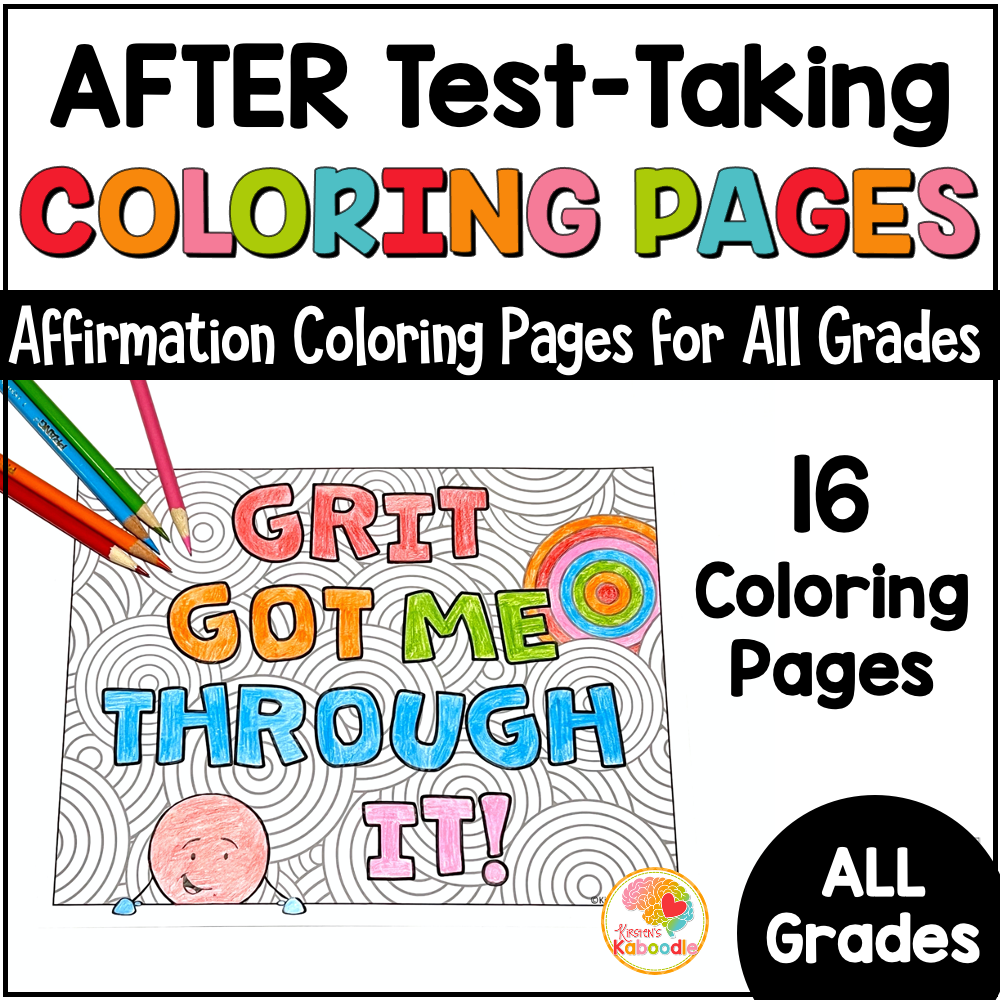Testing Coloring Pages Free