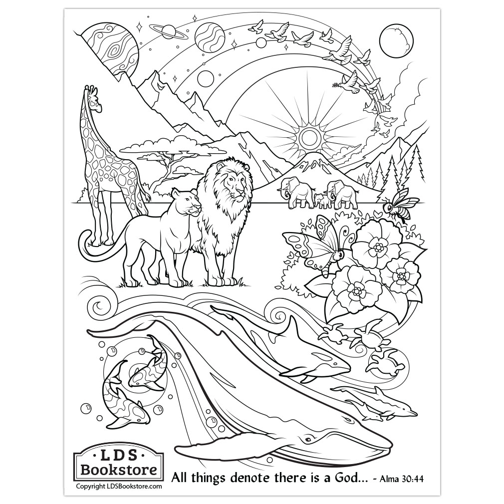 Creation Coloring Pages Printable Creation Coloring Pages Printable