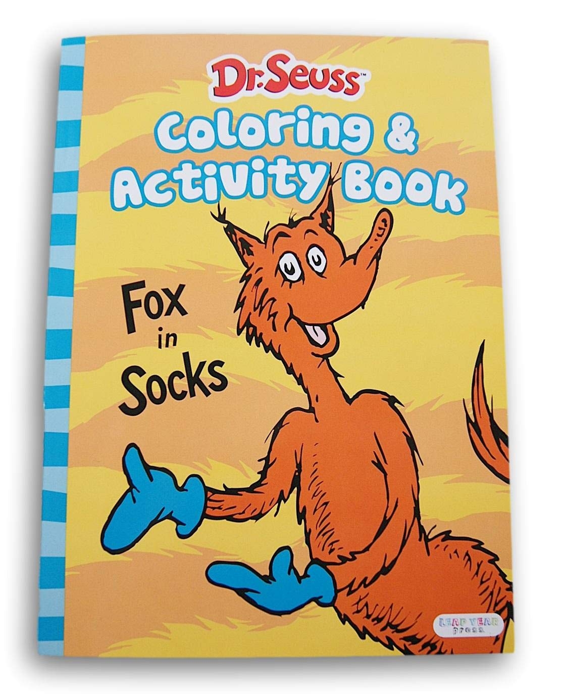 Amazon Dr Seuss Rhymes Coloring And Activity Book Fox In Socks 80 Pages Office Products