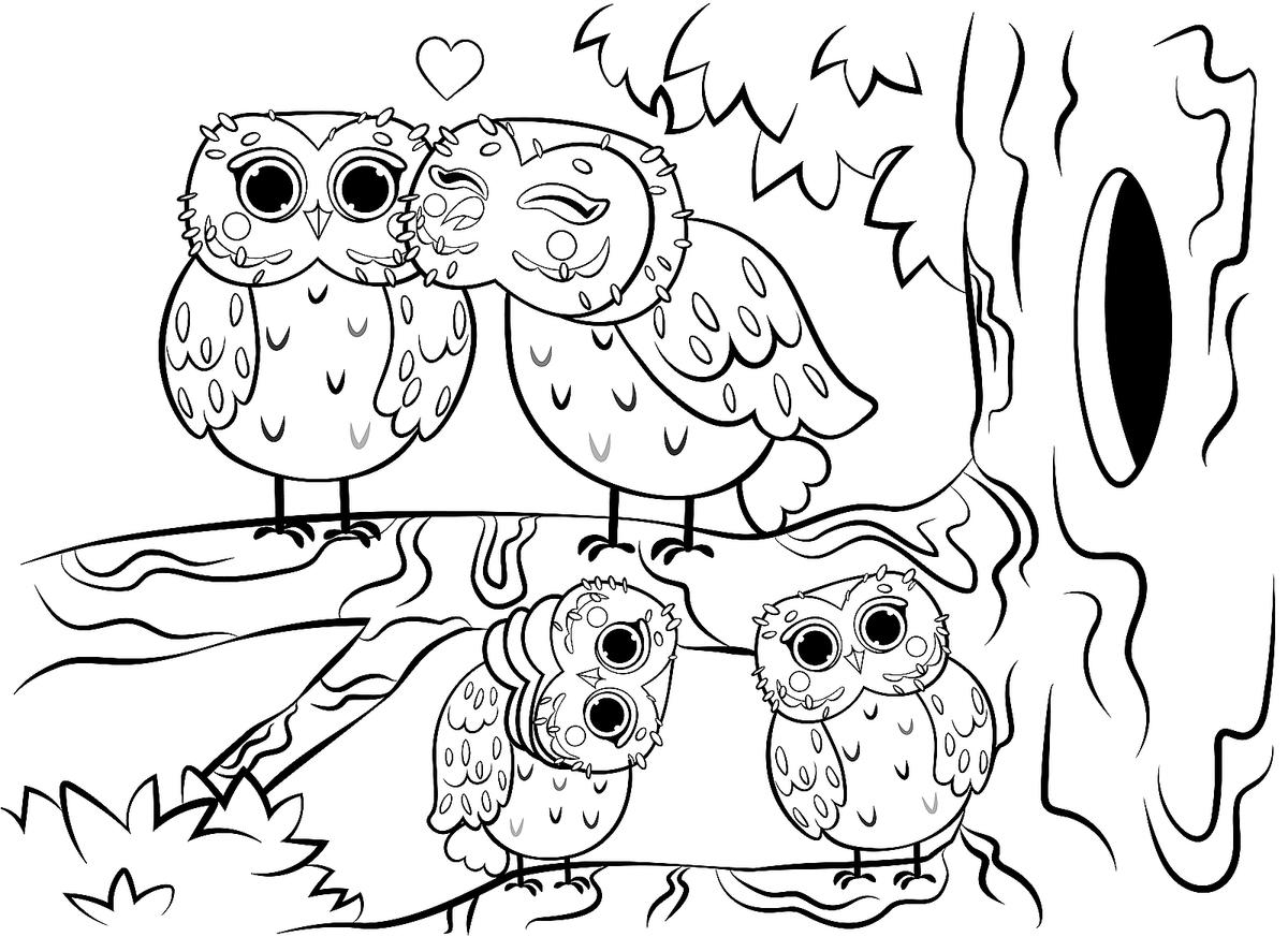 Family Coloring Pages Free