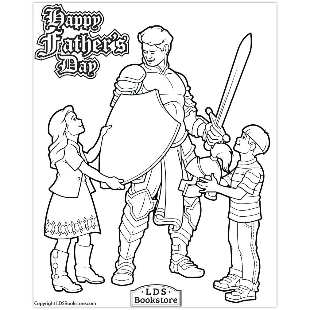 Armour Of God Father s Day Coloring Page Printable Armour Of God Father s Day Coloring Page Printable