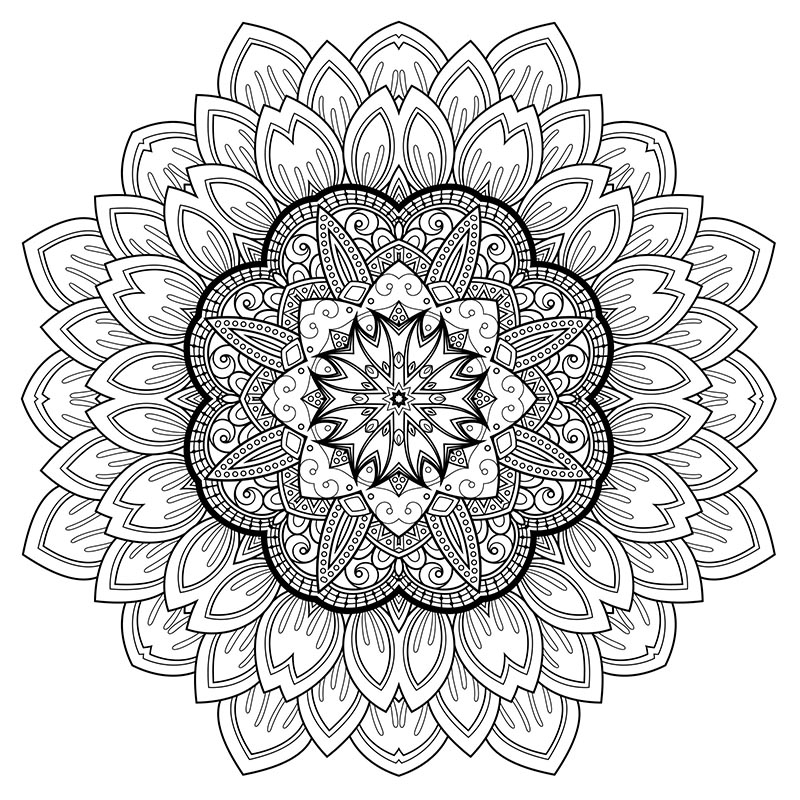 Art Therapy 23160 Relaxation Free Printable Coloring Pages