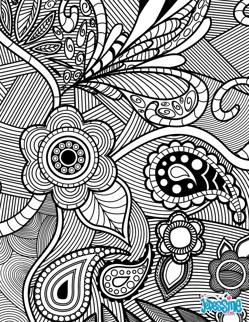 Art Therapy 23213 Relaxation Free Printable Coloring Pages Worksheets Library