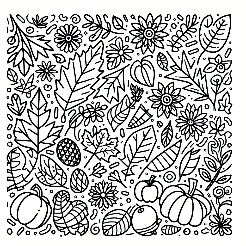 Autumn Fall Coloring Pages Dad Can t Draw