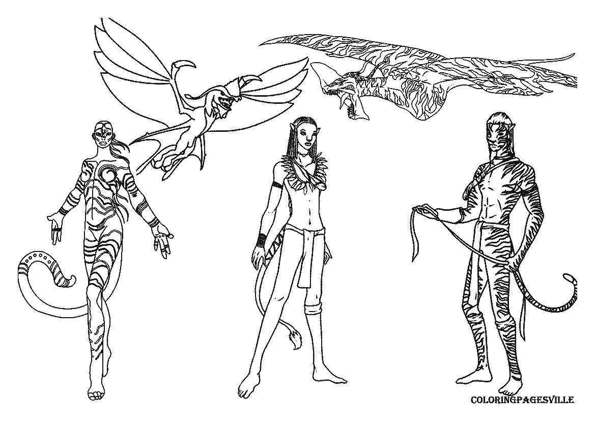 Avatar 2 The Way Of Water Coloring Pages To Print Free Printable Coloring Pages