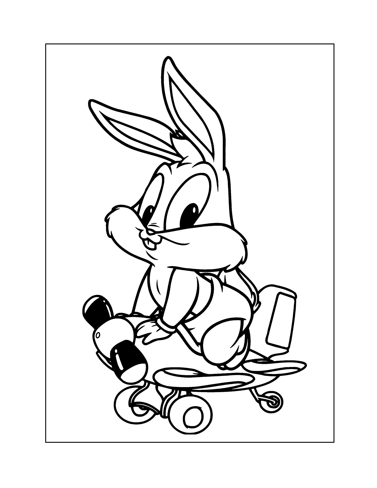 Baby Bugs Bunny On Airplane Scooter Coloring Page Printable Coloring Pages FREE Baby Bugs Bunny On Airplane Scooter Coloring Page Printable Coloring Pages FREE