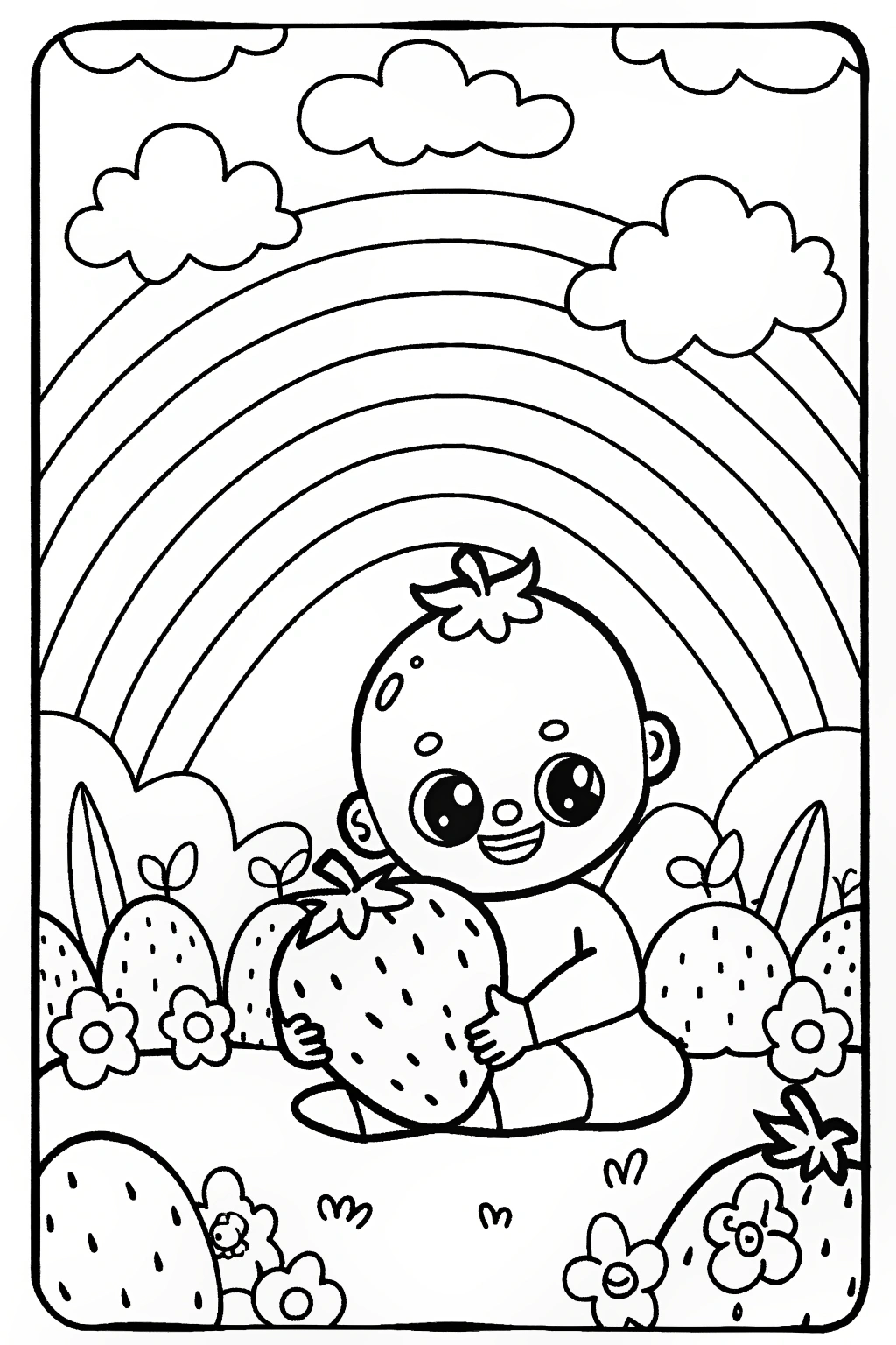Baby Coloring Pages For Toddlers