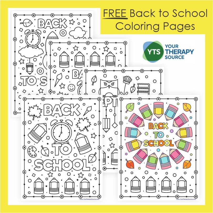 Back To School Coloring Pages Your Therapy Source Back To School Coloring Pages Your Therapy Source
