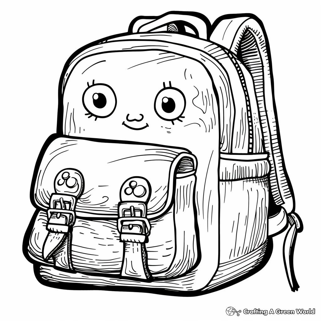Backpack Coloring Pages Free Printable Backpack Coloring Pages Free Printable