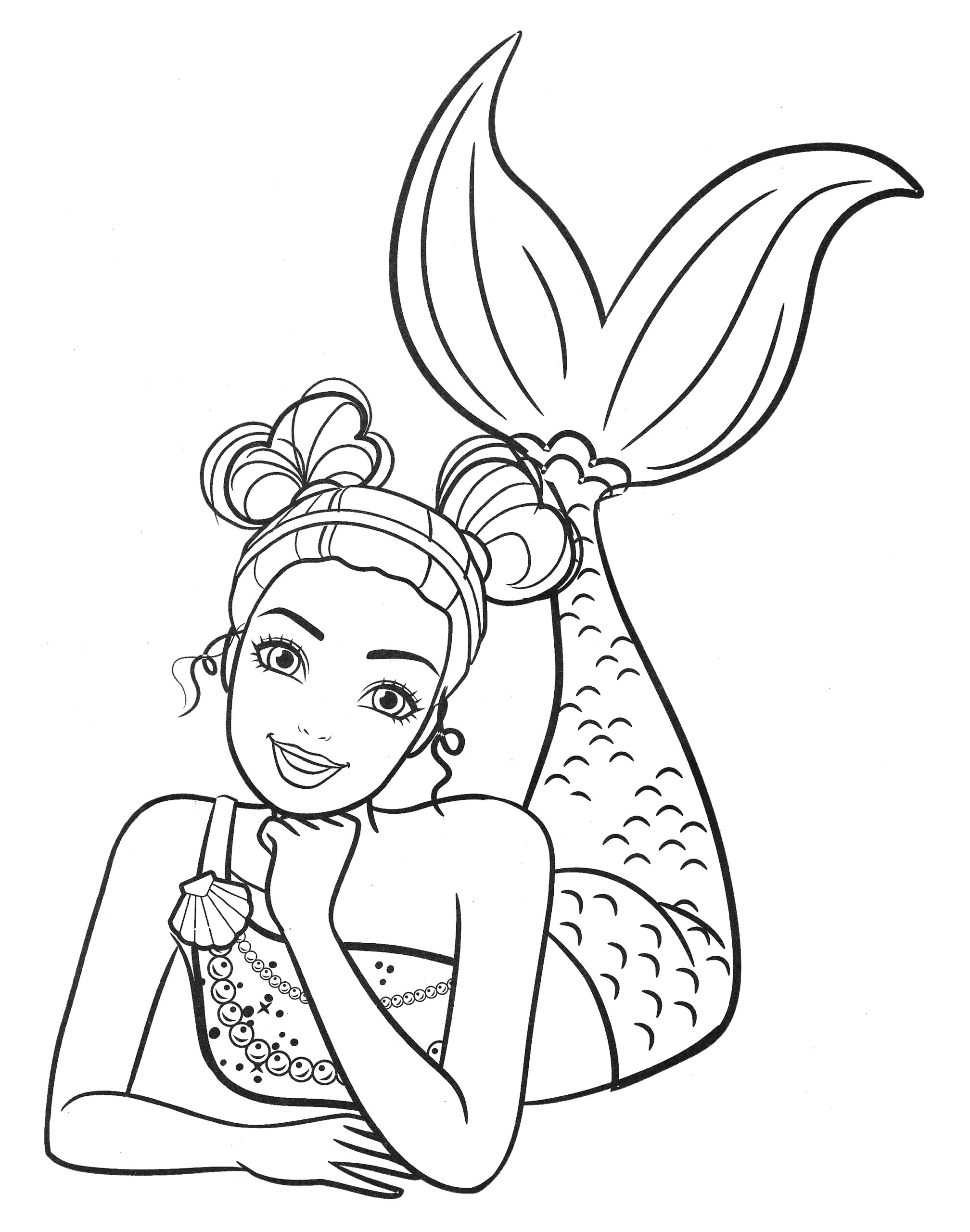 Free Barbie Coloring Page