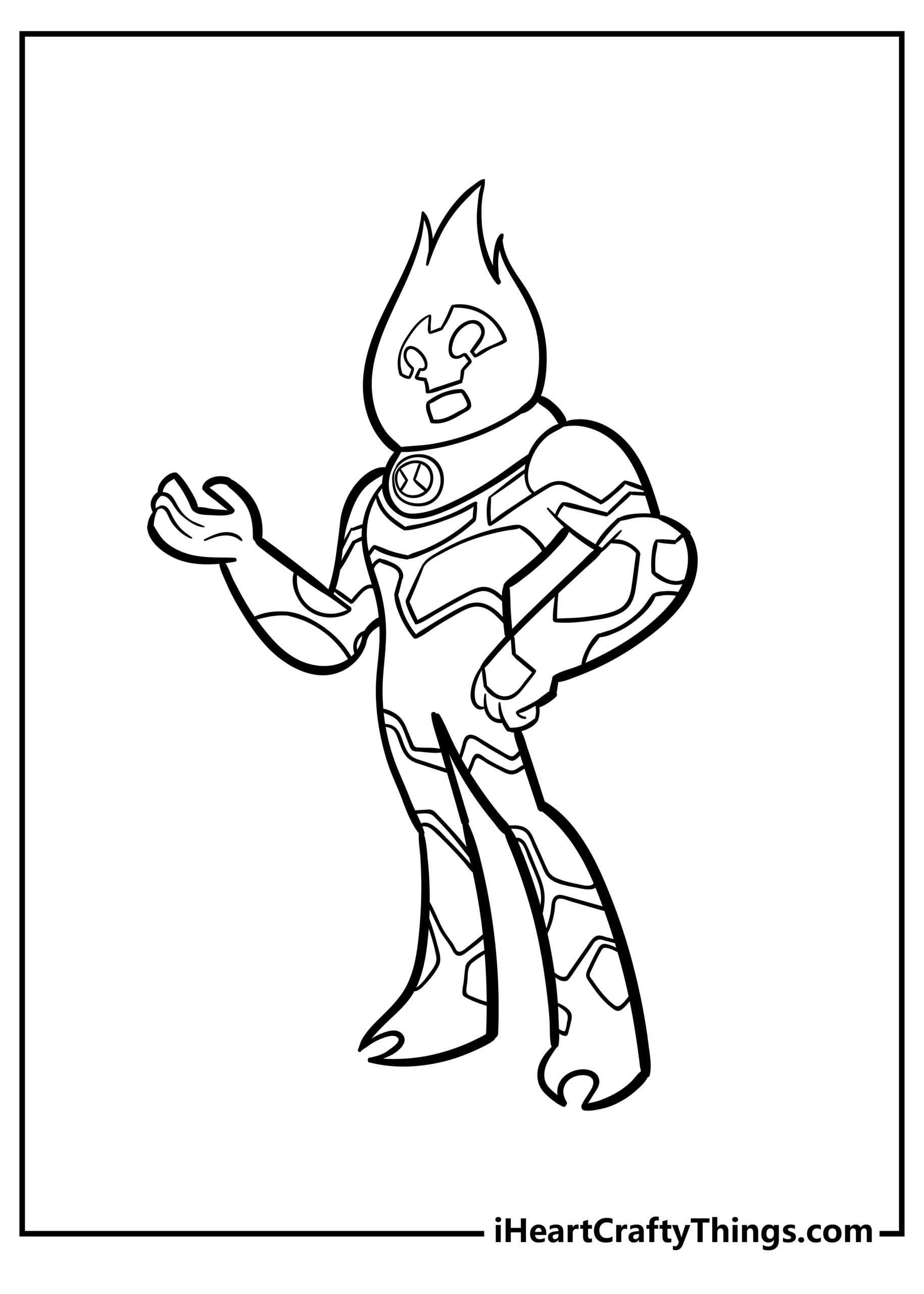 Ben 10 Free Coloring Pages