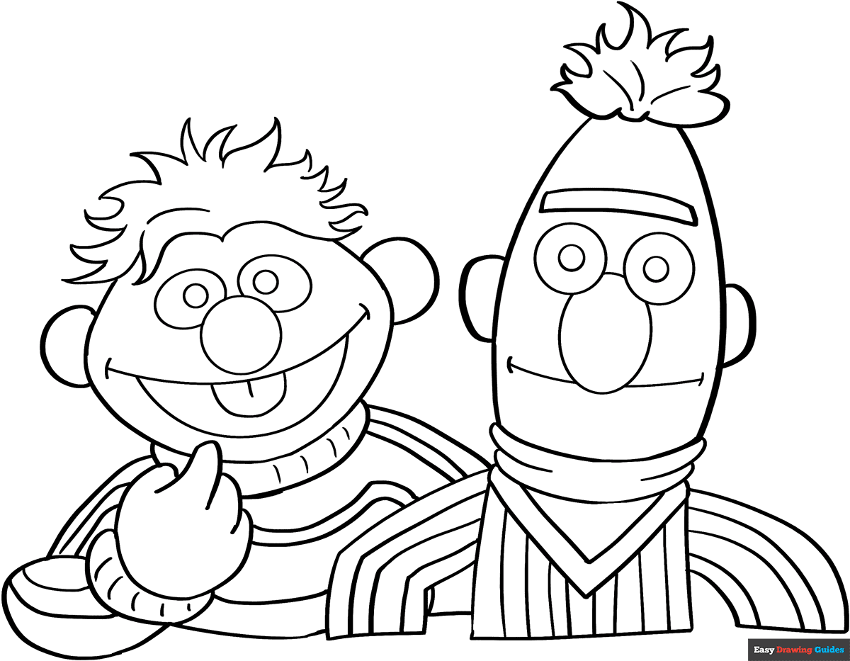 Sesame Street Coloring Pages Printable