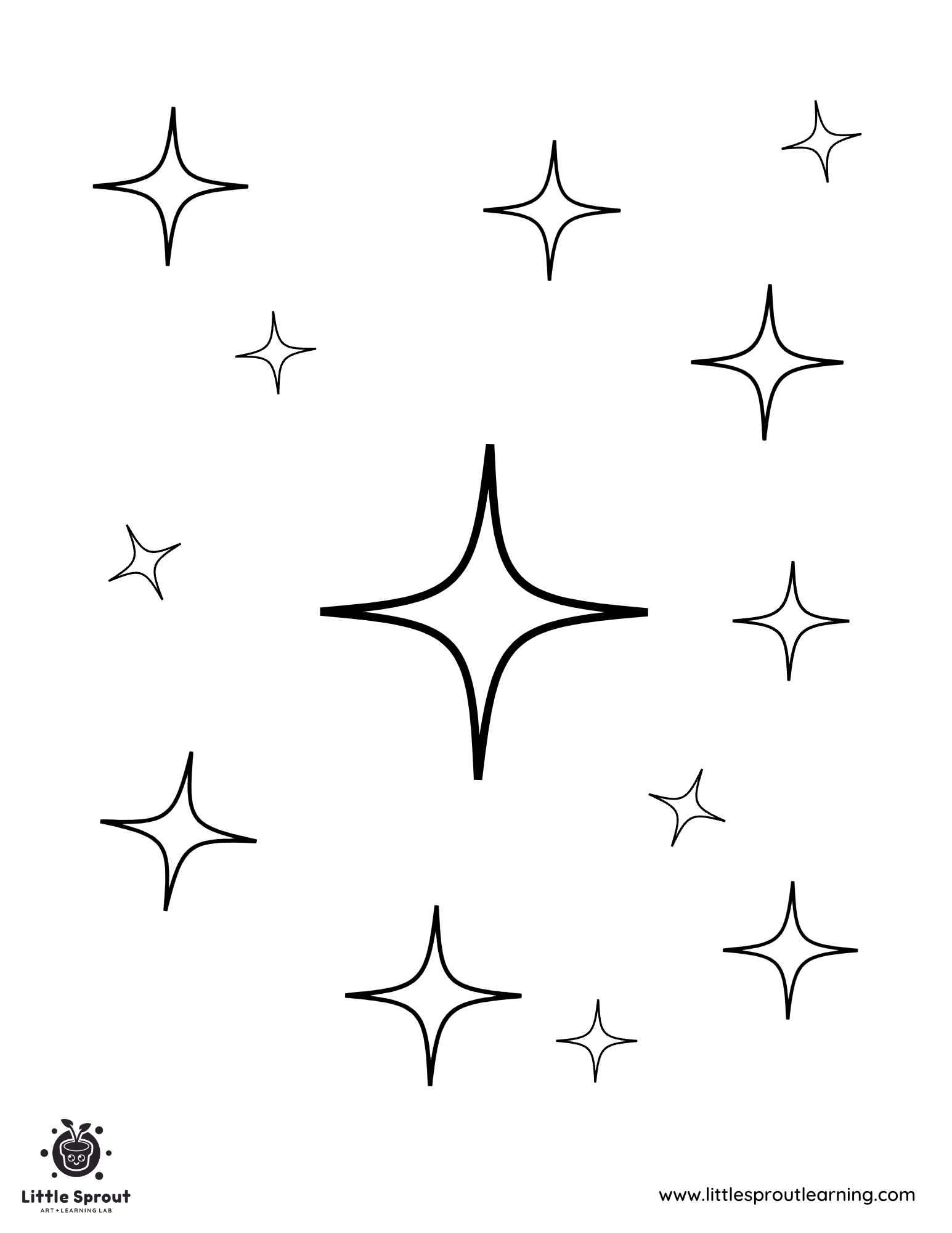 Free Star Coloring Pages