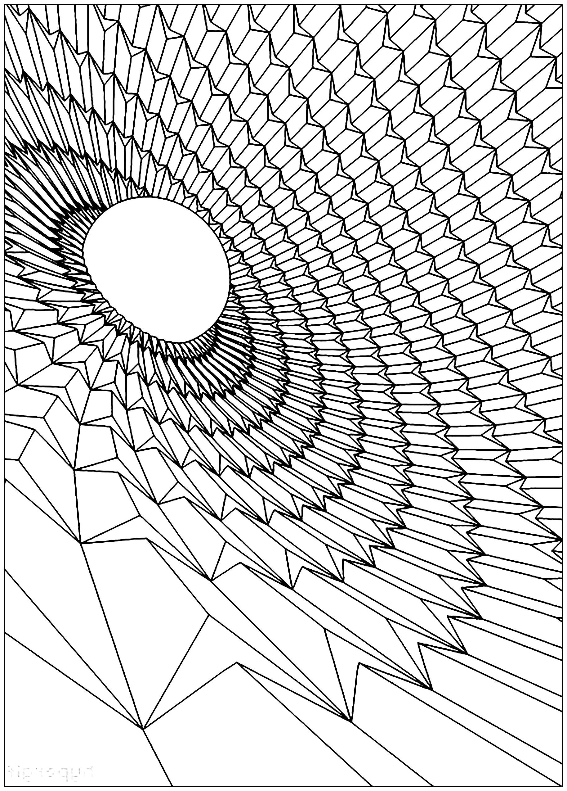 Black Hole Psychedelic Coloring Pages Page Engraving Black Hole Psychedelic Coloring Pages Page Engraving
