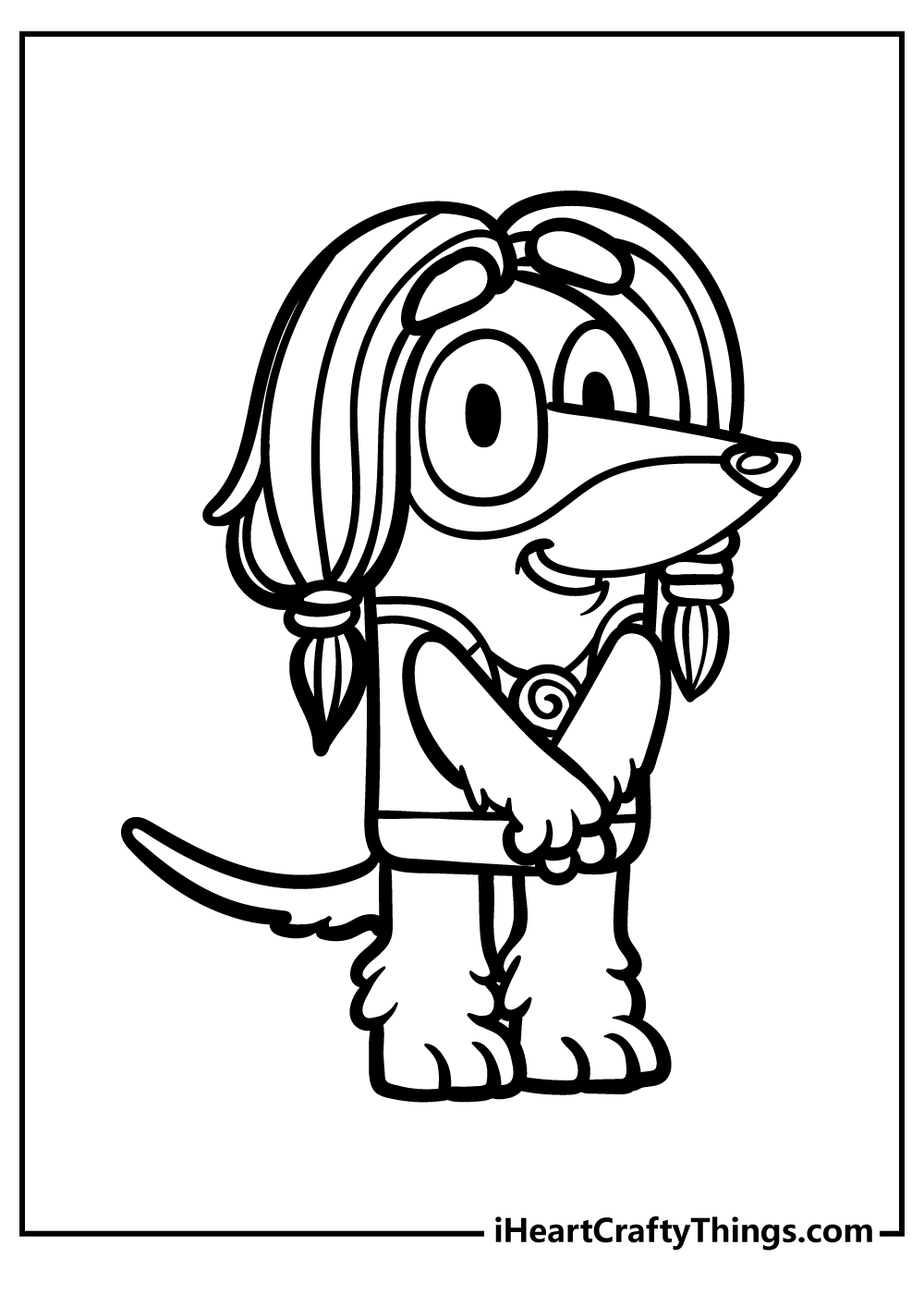 Bluey Coloring Pages 55 Free Printables For Kids
