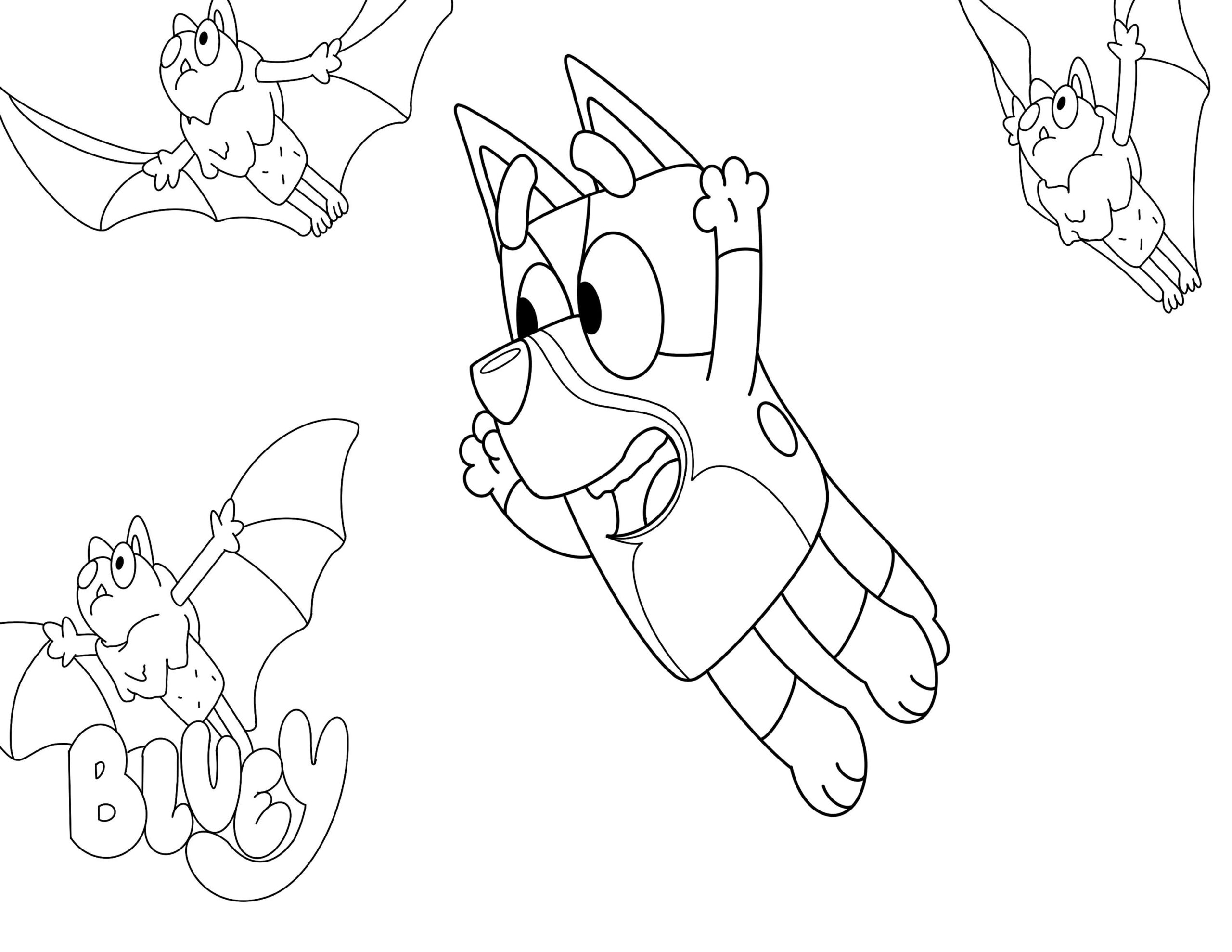 Bluey Flying With Bats Halloween Special Digital Kids Coloring Page Png Download Etsy Australia Bluey Flying With Bats Halloween Special Digital Kids Coloring Page Png Download Etsy Australia