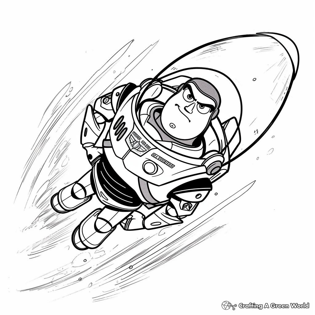 Buzz Lightyear Coloring Page Printable