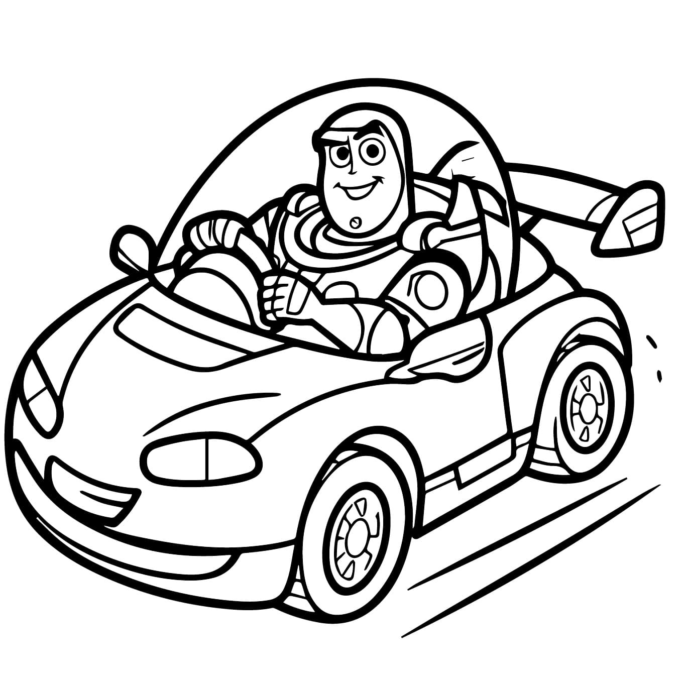 Buzz Lightyear Free Coloring Pages