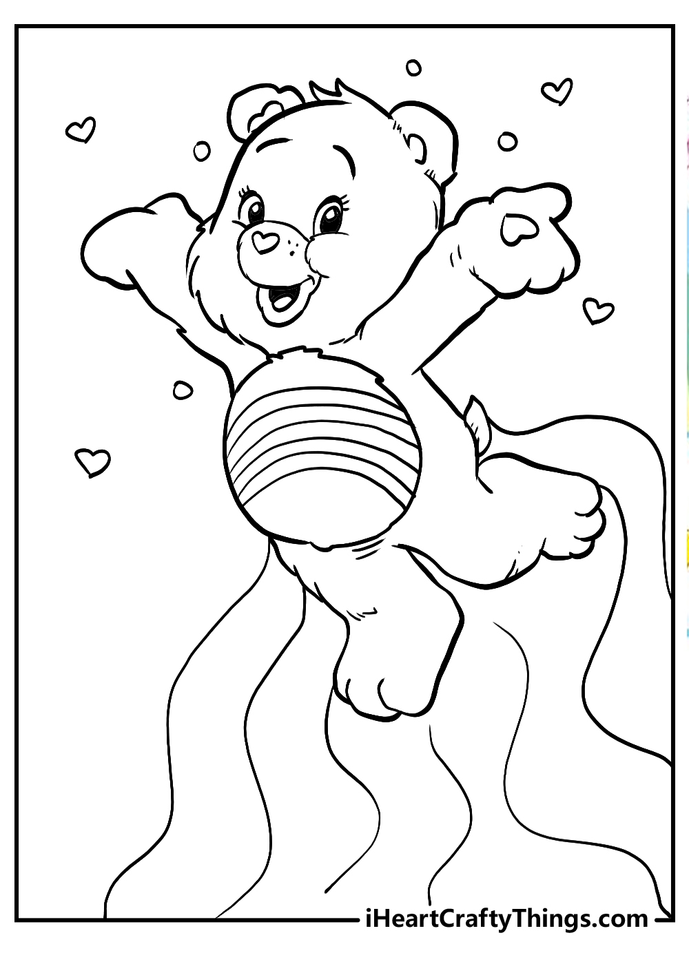 Care Bears Coloring Pages I Heart Crafty Things Care Bears Coloring Pages I Heart Crafty Things