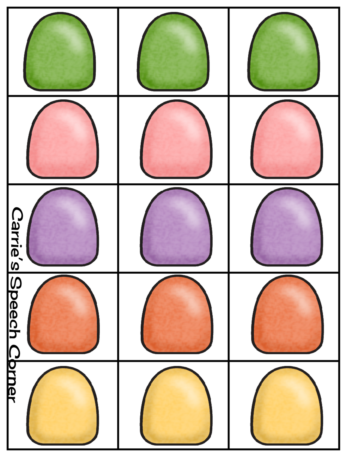 Free Printable Gumdrop Coloring Pages