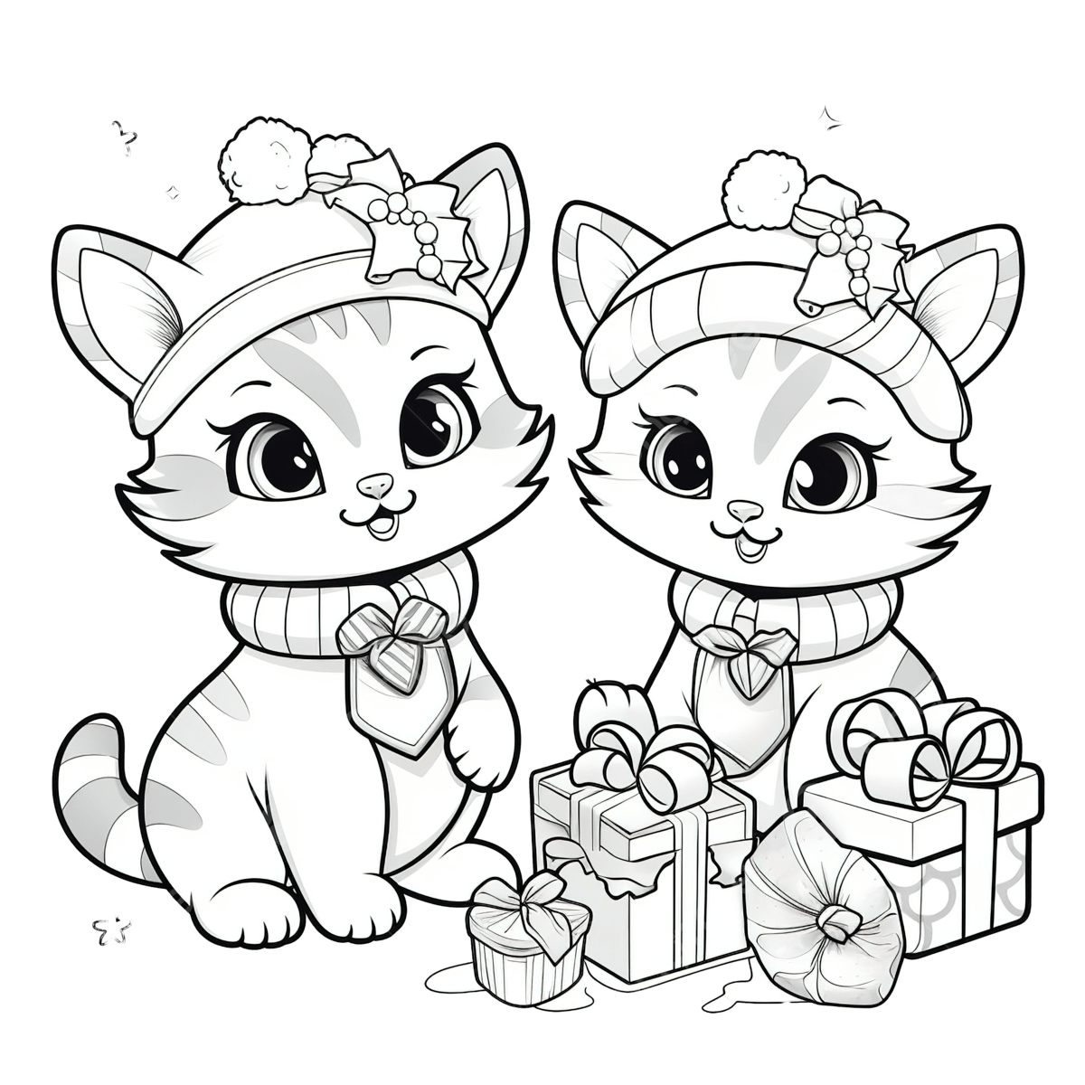 Cartoon Cats Characters With Presents On Christmas Time Coloring Book Page Christmas Clipart Book Clipart Cartoon Clipart PNG Transparent Image And Clipart For Free Download Cartoon Cats Characters With Presents On Christmas Time Coloring Book Page Christmas Clipart Book Clipart Cartoon Clipart PNG Transparent Image And Clipart For Free Download