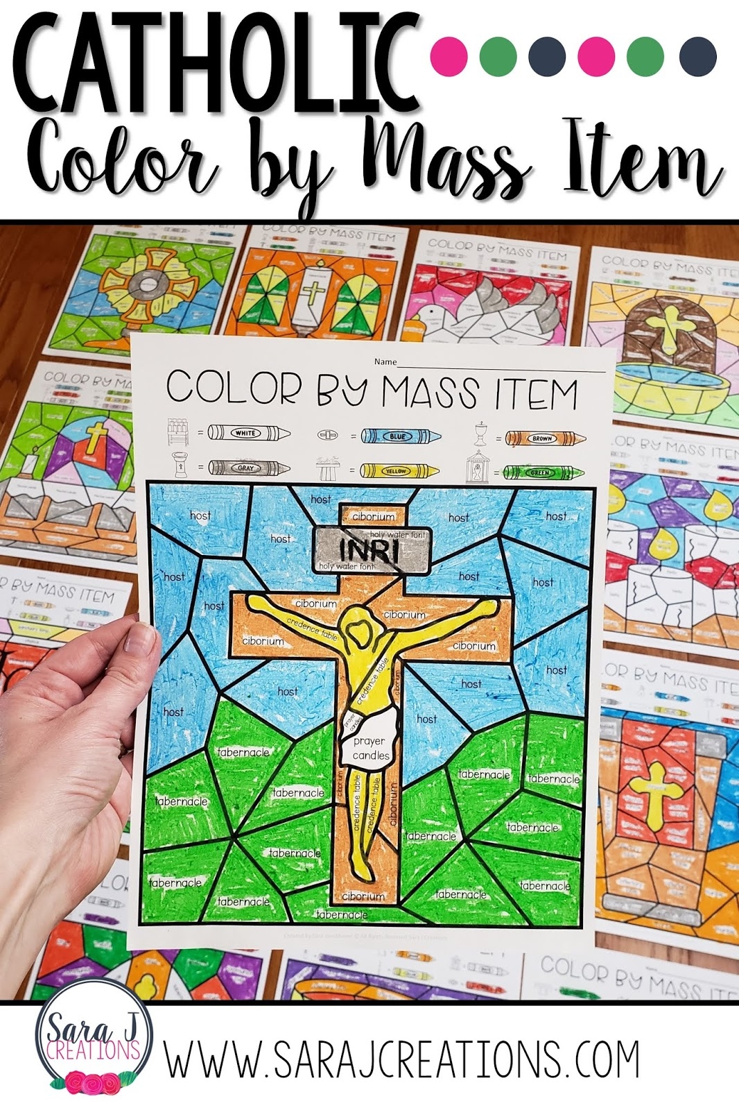 Catholic Color By Mass Item Coloring Pages Sara J Creations Catholic Color By Mass Item Coloring Pages Sara J Creations