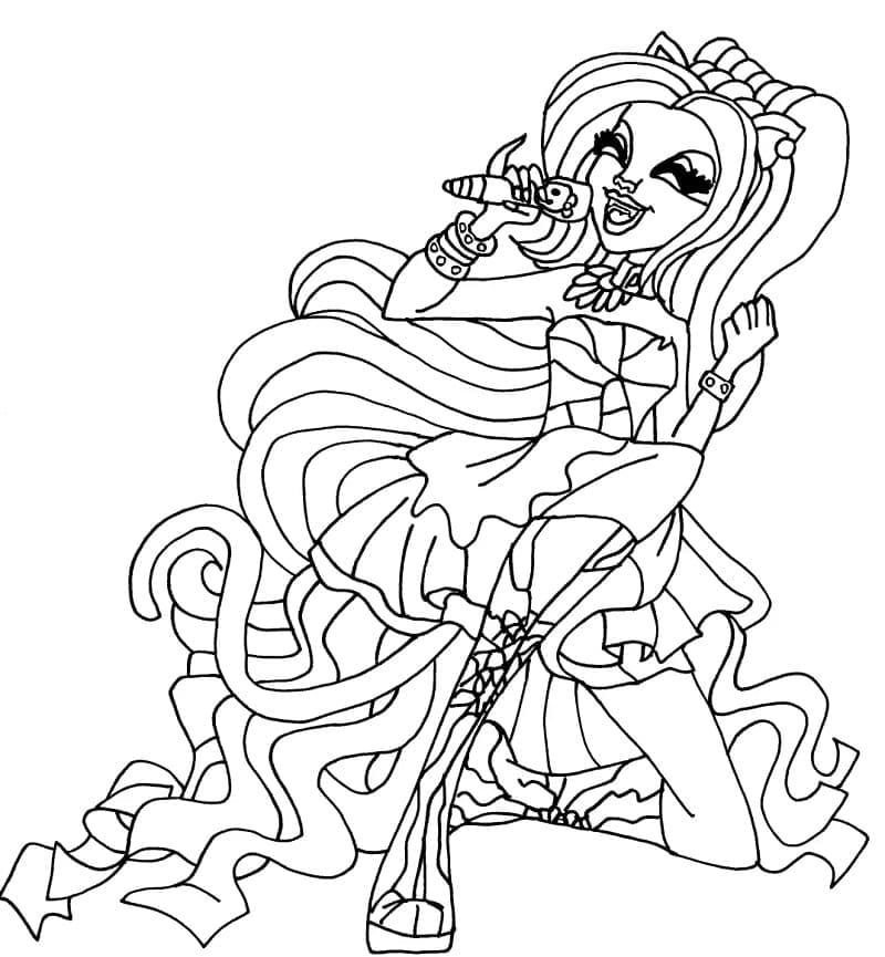 Catty Noir Monster High Coloring Page Download Print Or Color Online For Free