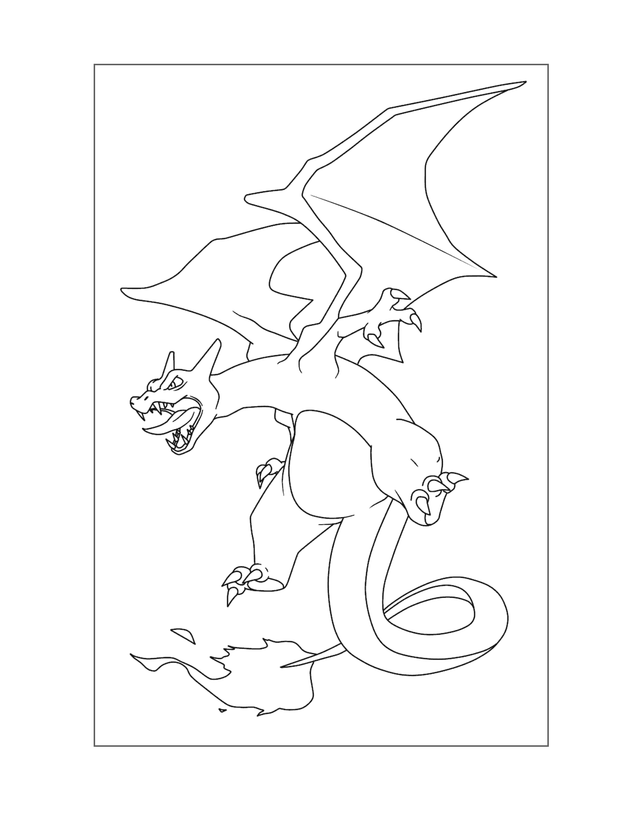 Charizard Coloring Pages Printable Coloring Pages FREE Charizard Coloring Pages Printable Coloring Pages FREE