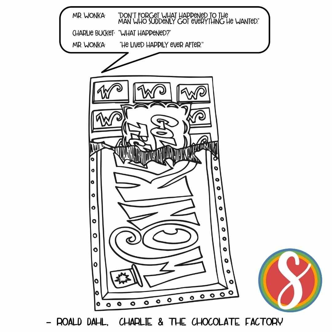 Charlie The Chocolate Factory Coloring Pages Stevie Doodles