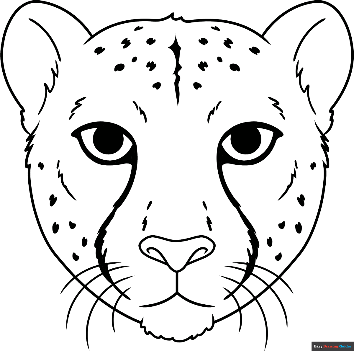 Cheetah Coloring Pages Printable