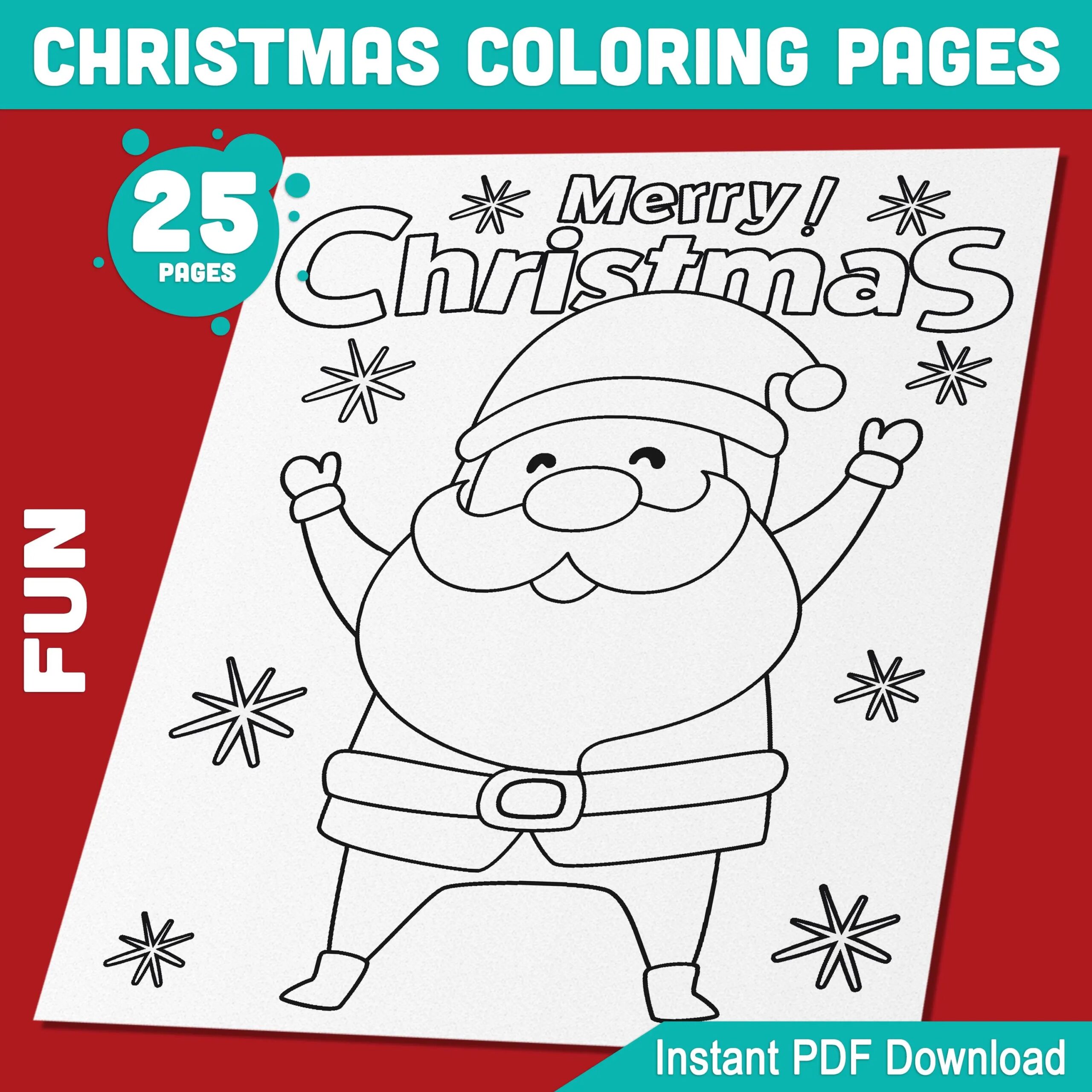 Christmas Coloring Pages Free Download