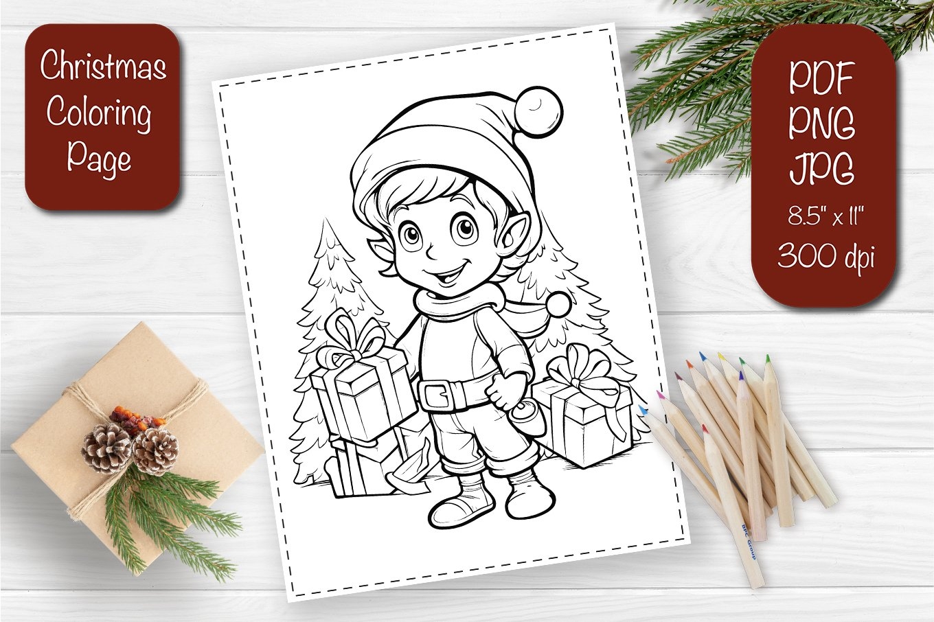 Christmas Coloring Pages Elf Coloring Kids Printable Sheet Christmas Coloring Pages Elf Coloring Kids Printable Sheet