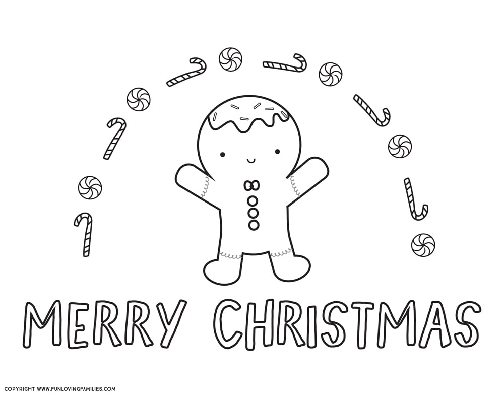 Christmas Coloring Pages Free Printables Fun Loving Families