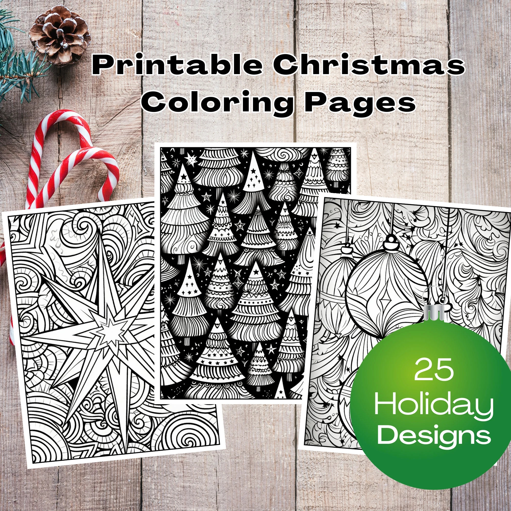 Christmas Coloring Pages Printable 25 Holiday Designs To Color For Adults Teens Anxiety Relief December Free Bookmarks Gift Etsy Christmas Coloring Pages Printable 25 Holiday Designs To Color For Adults Teens Anxiety Relief December Free Bookmarks Gift Etsy