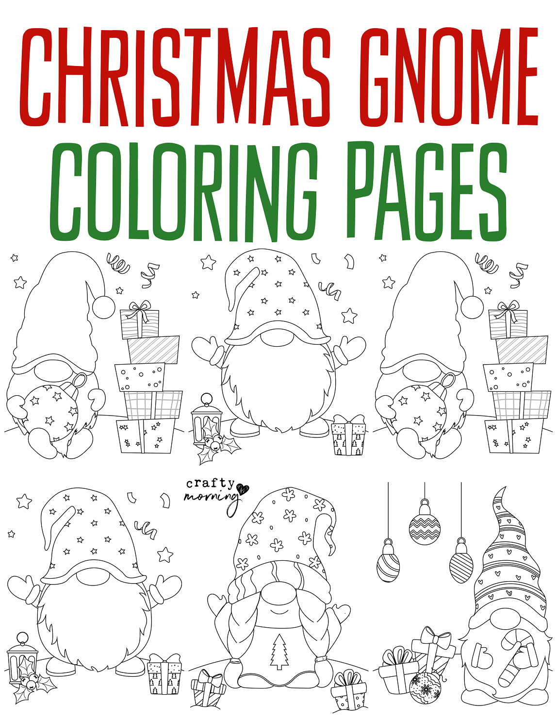 Gnome Coloring Pages Free Printable