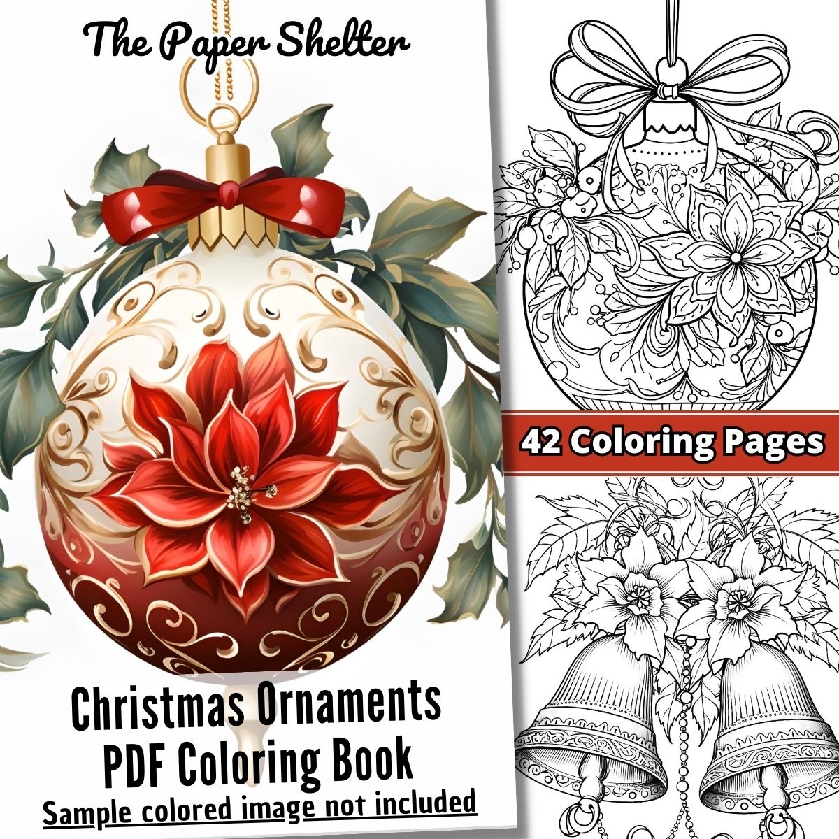 Printable Christmas Ornament Coloring Pages