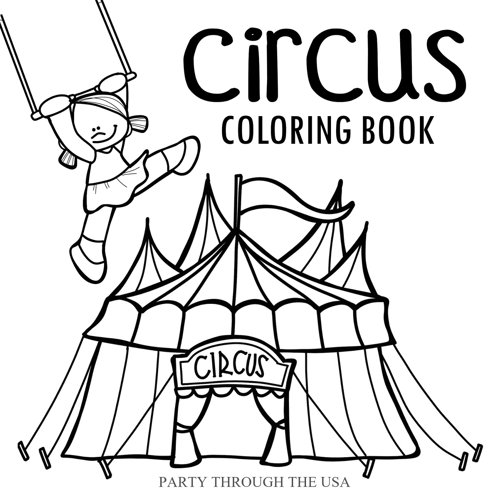 Circus Coloring Book Circus Coloring Book