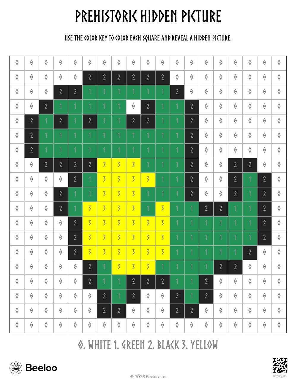 Color by number Grids Beeloo Printable Crafts And Activities For 