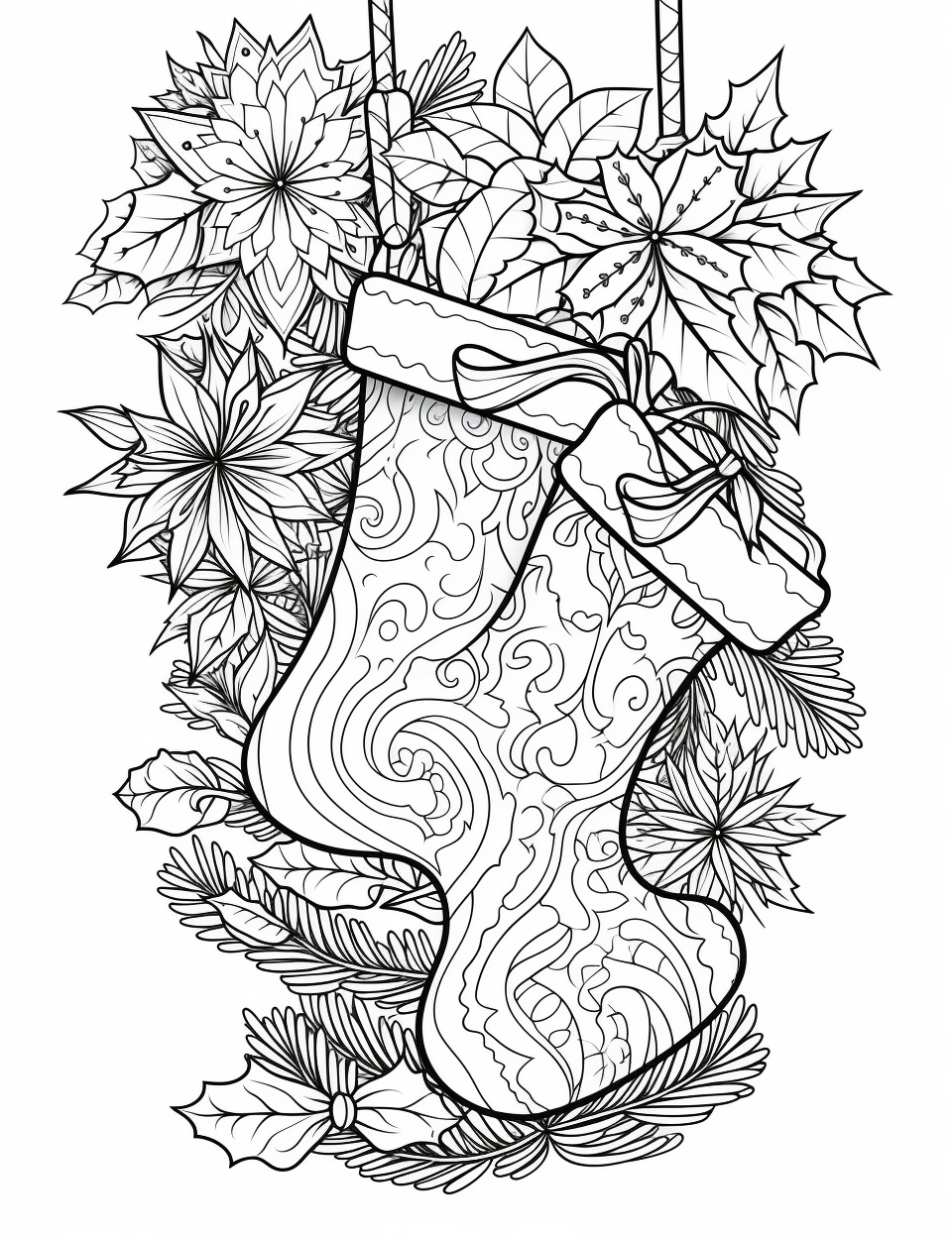 Color Craftables Coloring Pages Holiday Christmas Stockings