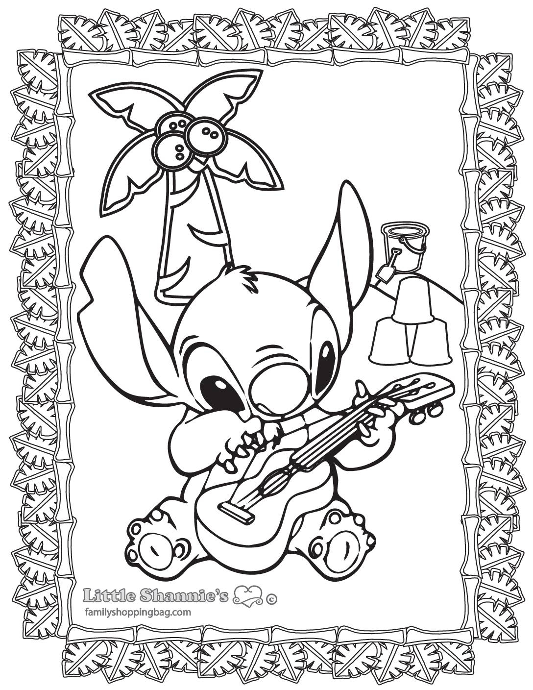 Printable Stitch Coloring Pages For Adults Printable Stitch Coloring Pages For Adults