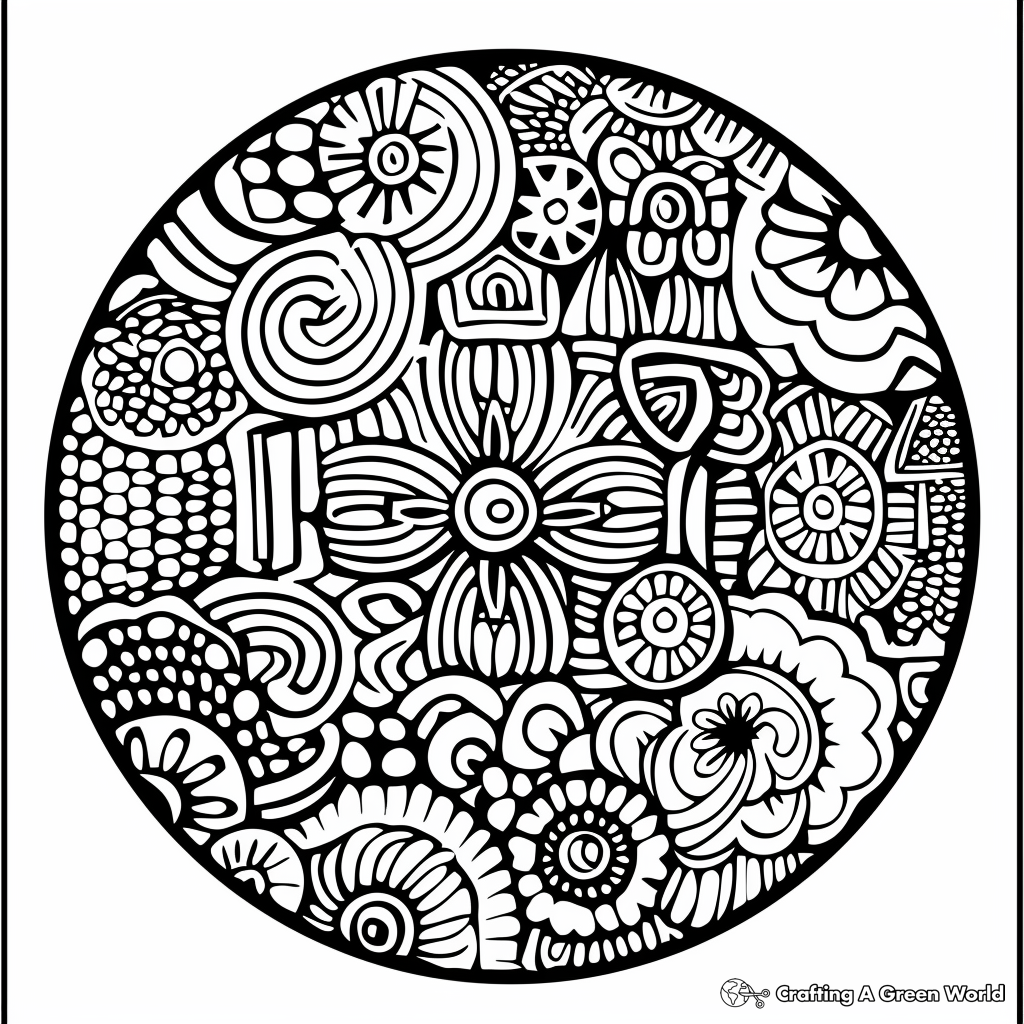 Color Therapy Coloring Pages Free Printable 