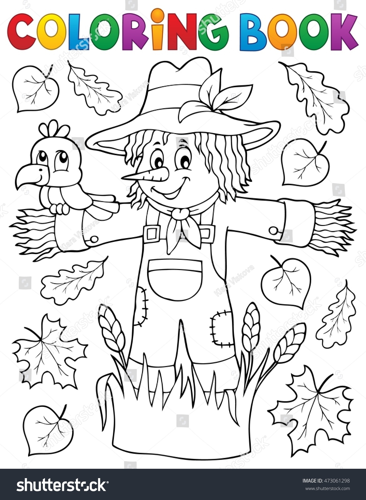 Free Coloring Pages Scarecrow Free Coloring Pages Scarecrow