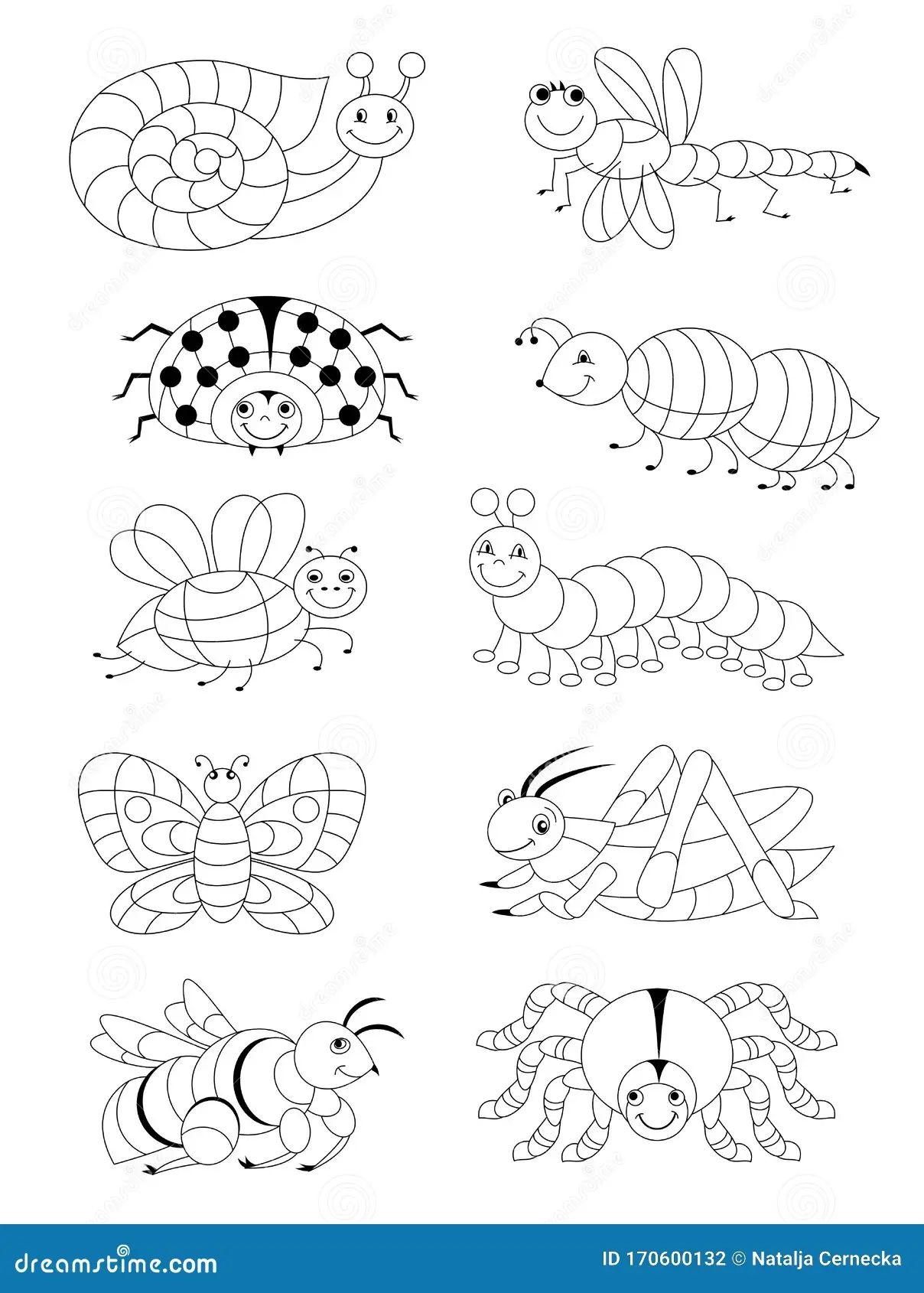Free Printable Insect Coloring Pages